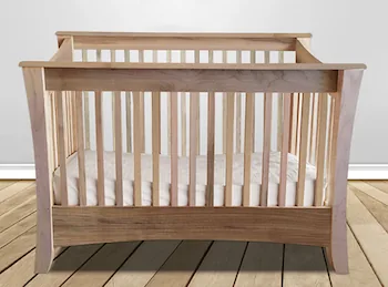 Clover Green Slat Crib