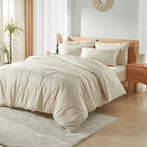 Organic Sateen Cotton LuxeSoft Cotton Duvet Cover