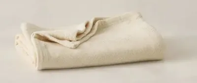 Chenille Herringbone Organic Cotton Blanket