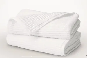 Turkish Ribbed Hand Towels (2 Pack)