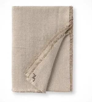 Heavenly Handloom Natural Throw Blanket