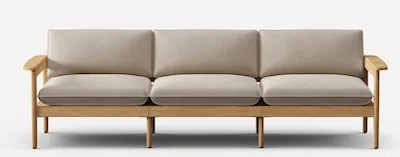 Dunes Teak 3-Seat Sofa