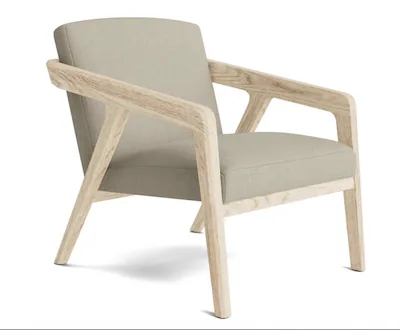 Burr Accent Chair in Natural Latex