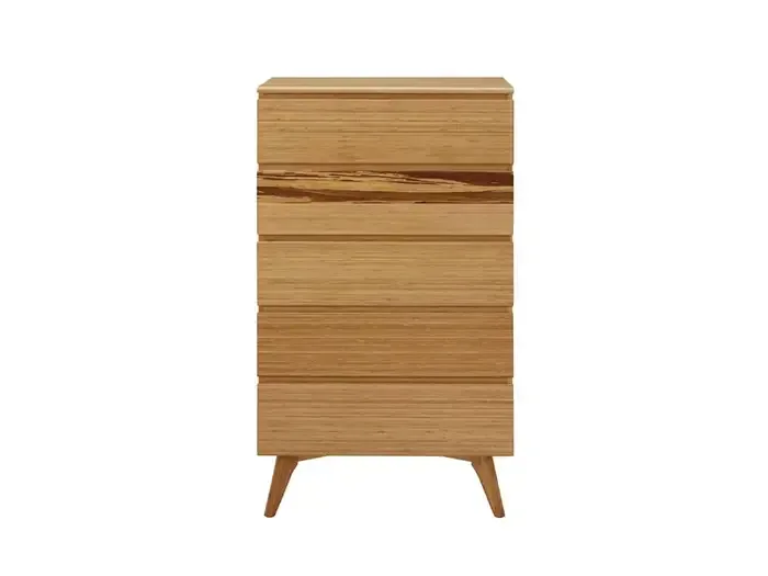 Azara 5 Drawer Chest Caramelized