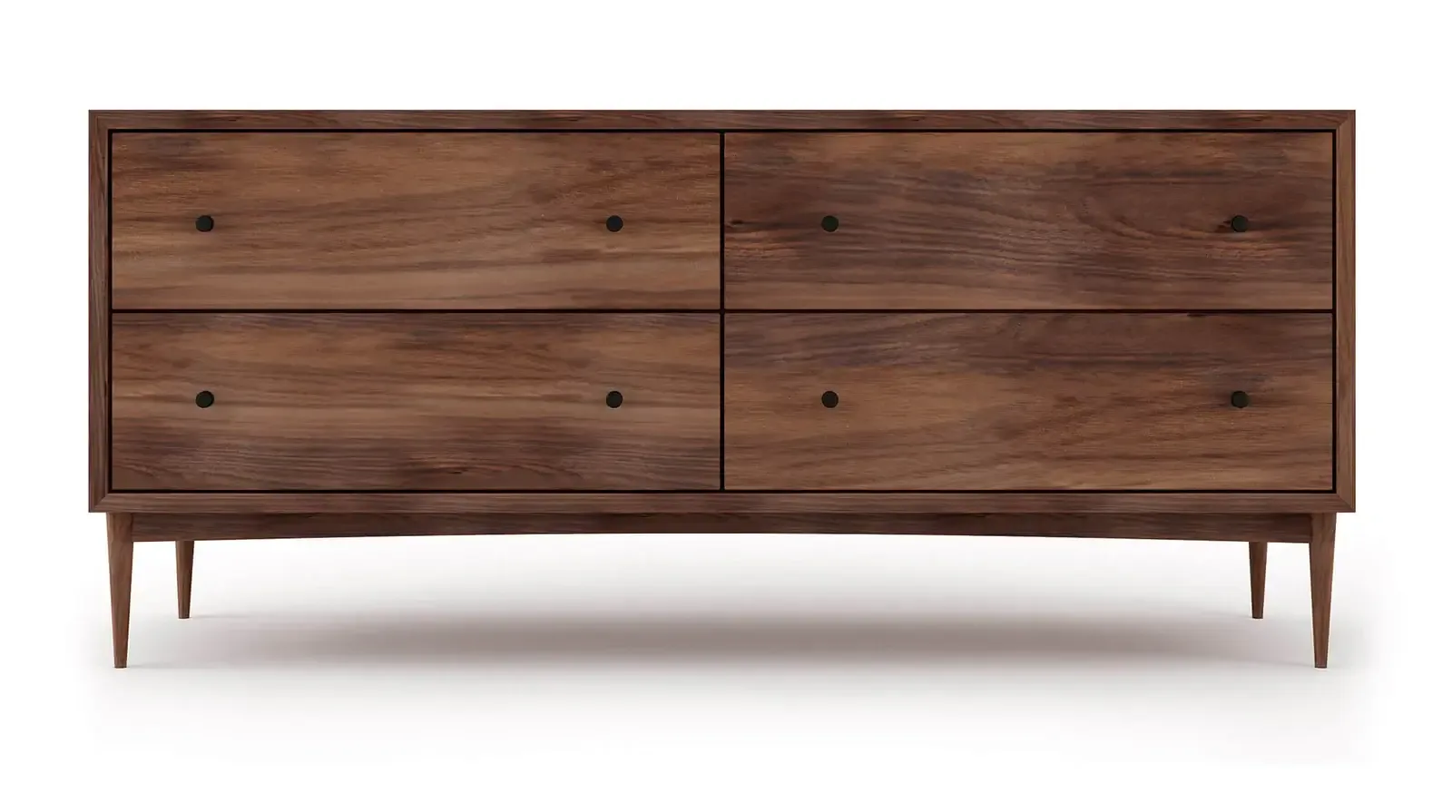 Atten 4-Drawer Wide Dresser