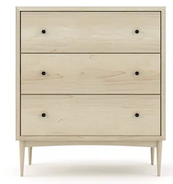 Atten 3-Drawer Tall Dresser