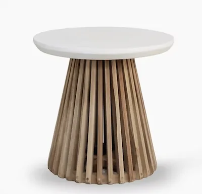Fortress Teak + Concrete Coffee Table