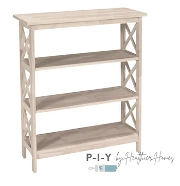 Asher Natural Wood Bookcase