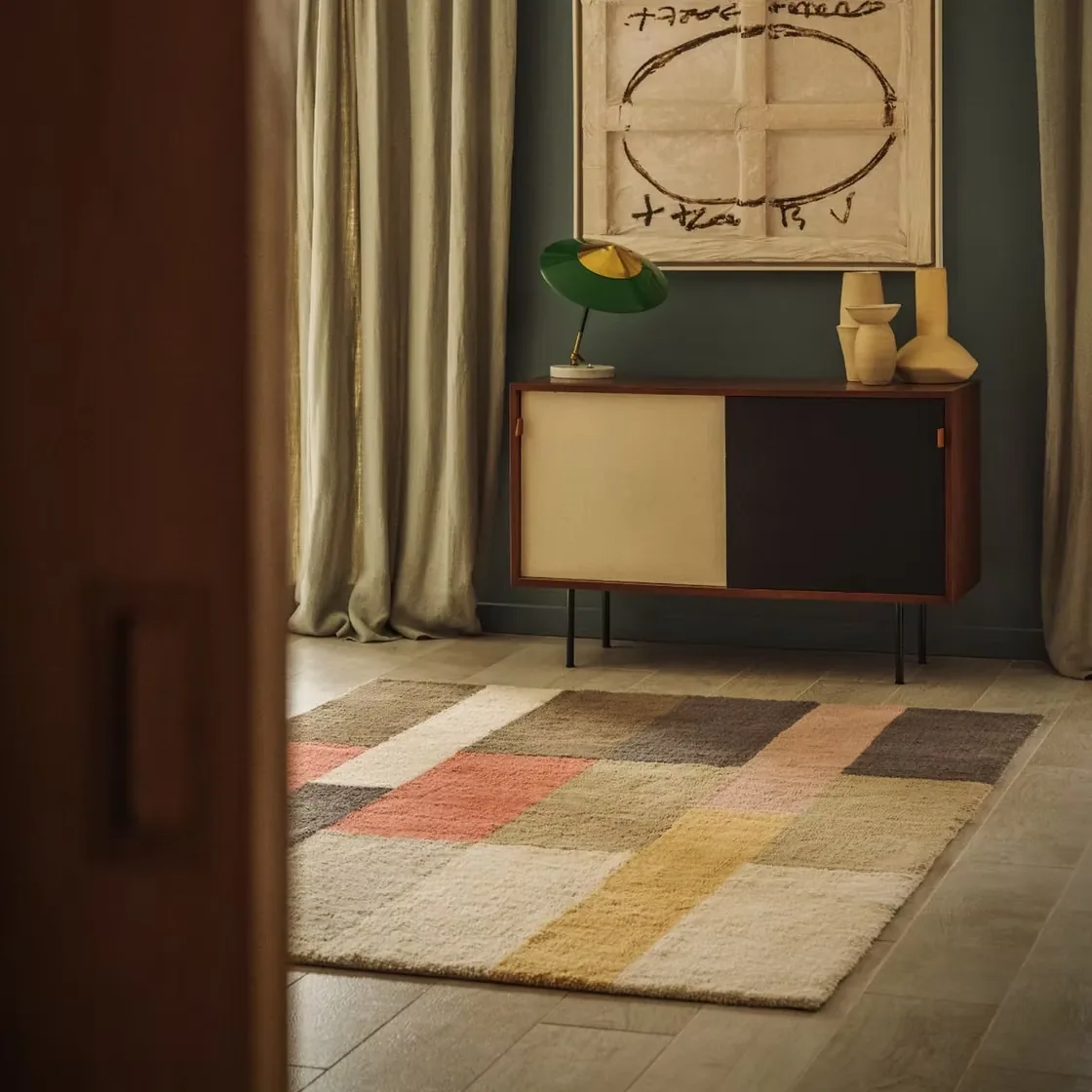 Revival Washable Wool Area Rug