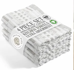 100% Organic Cotton Kitchen Towels