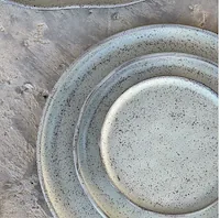 Minted Sage Organic Ceramic Plate Set
