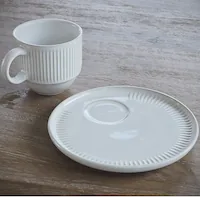 Snow Day Tea Cups & Saucer Set