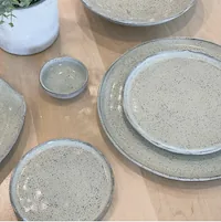 Minted Sage Organic Ceramic Plate Set