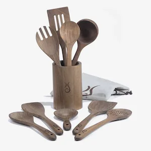 Acacia Wood Utensil Set (10 Piece)