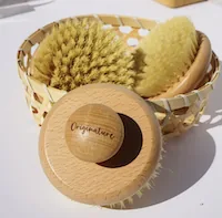Round Dry Body Brush