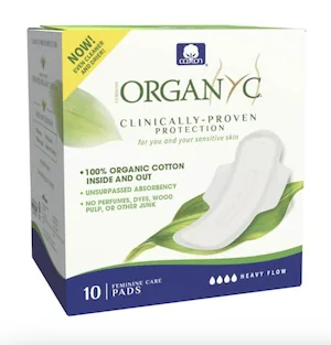Certified Organic Cotton Feminine Pads