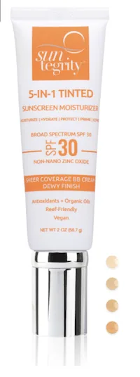 5 in 1 Tinted Mineral Sunscreen for Face